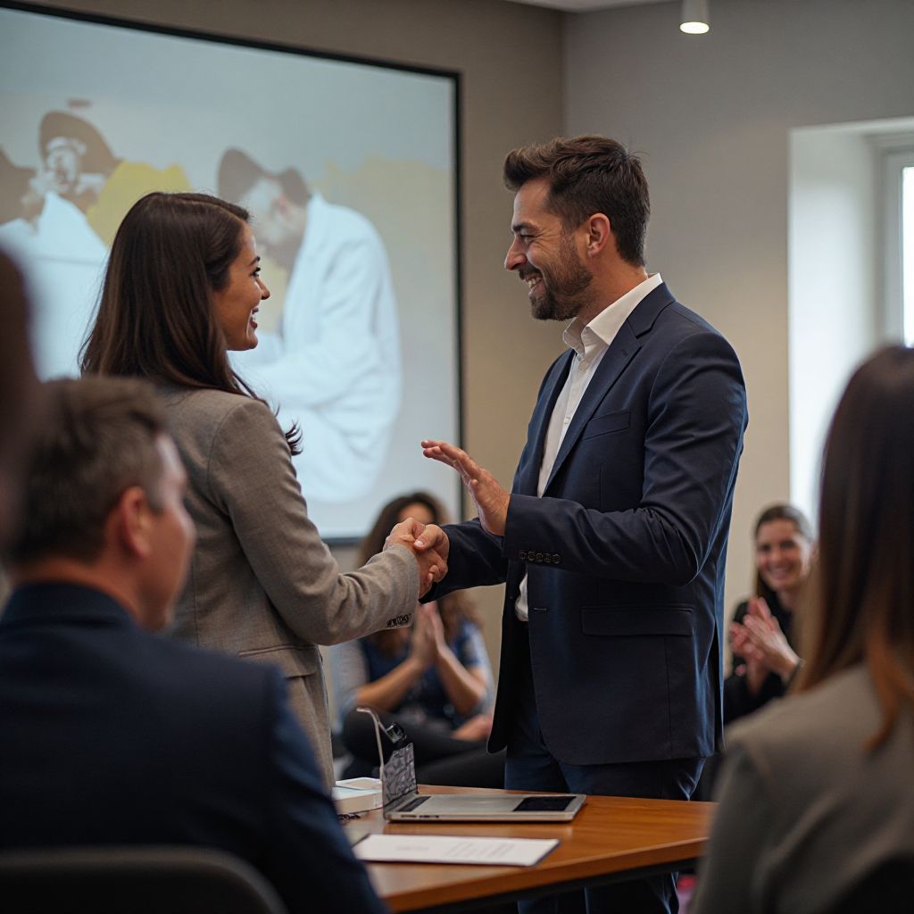 Founders of WhaleDoMoJollily at company launch