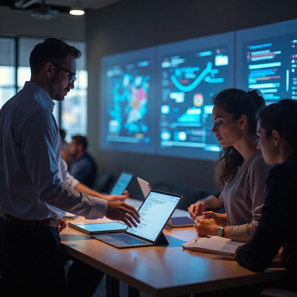 Digital productivity workshop with technology