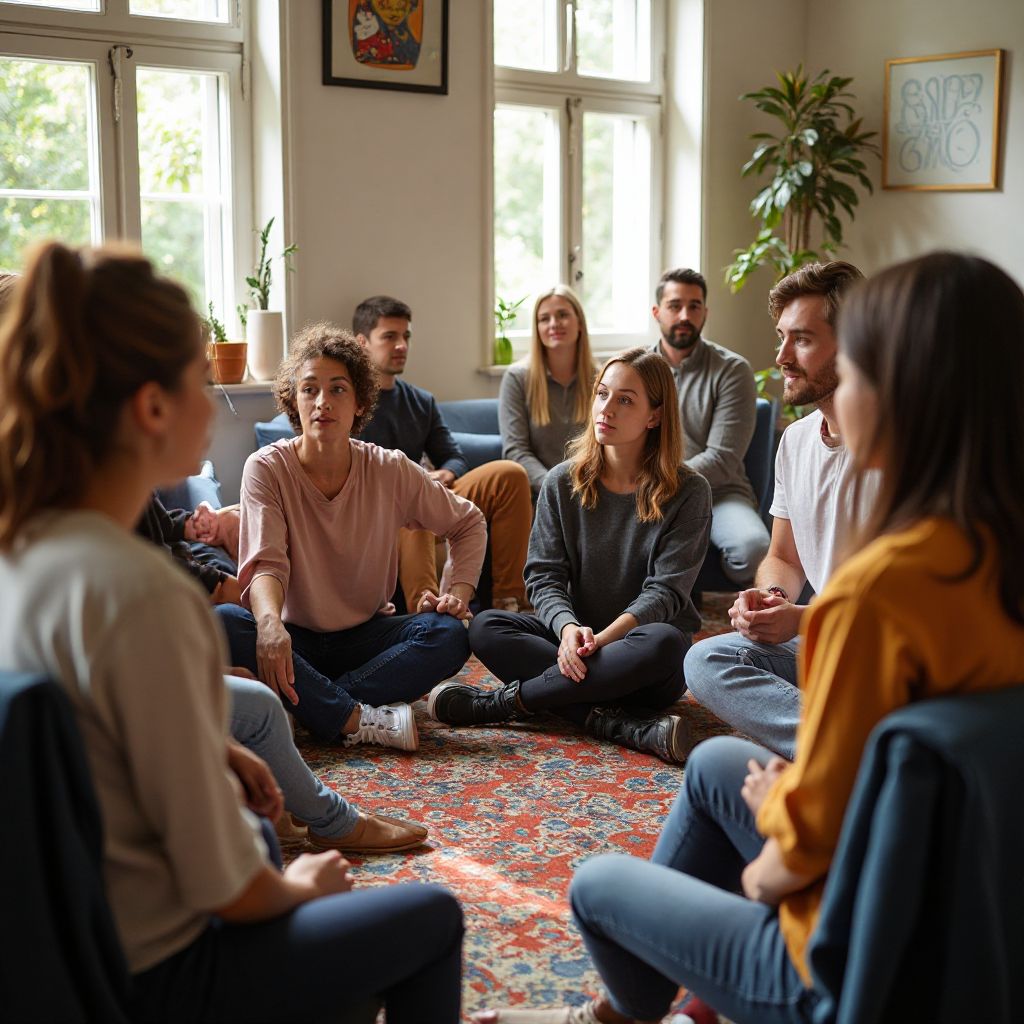 Community gathering for personal development